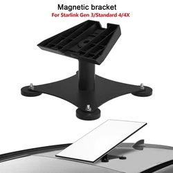 For Starlink Gen 3/Standard 4/4X magnetic bracket top installation, 4 magnetic base top brackets with bolts and nuts