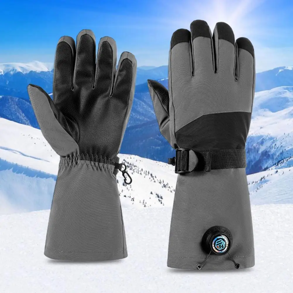 Schneefeste Skihandschuhe, winddichte Skihandschuhe für Männer und Frauen, Jugendliche, wasserdichte Touchscreen-Winter-Schneehandschuhe für Outdoor