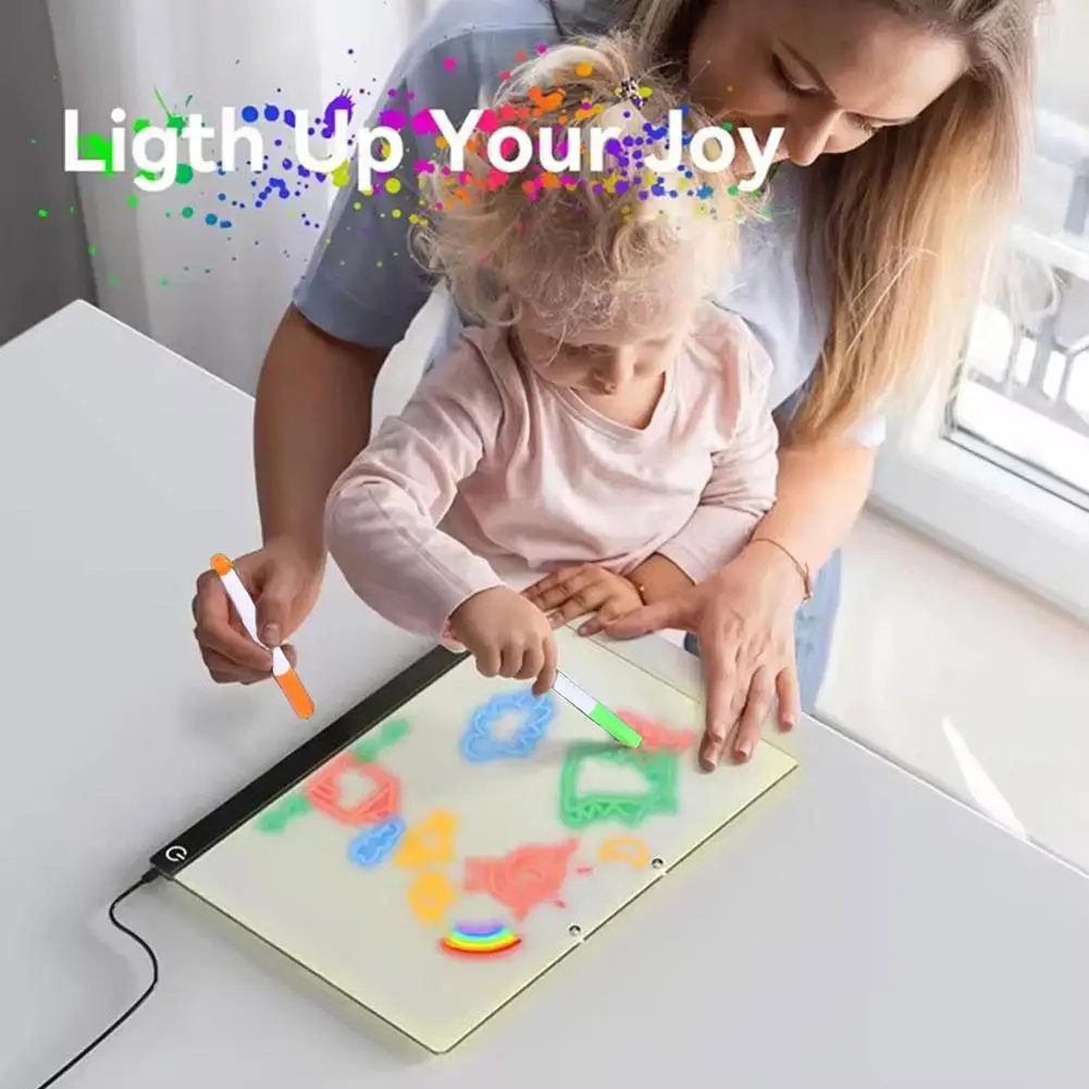 Creative Rewording Message Board With Transparent Drawing Board 7 Colored Pens Suitable For School Displays And Home Desks 2026
