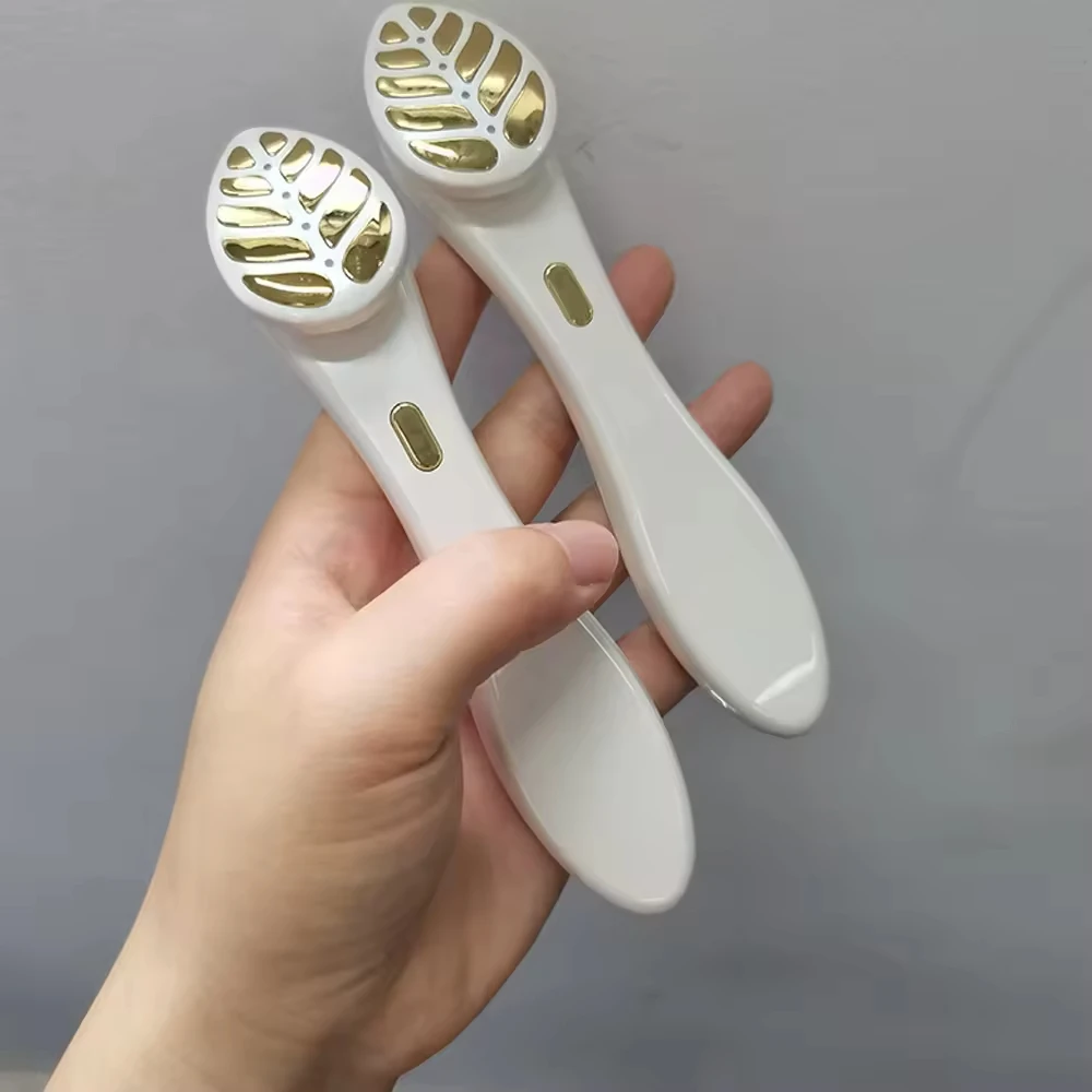 

Eye Massage Pen Delay Aging Safe and Efficient Massage Anti-aging Eye Pen EMS Instrument With Golden Leaf