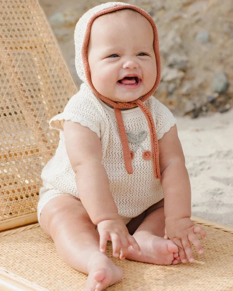

Baby Clothes Set 2025 Summer Sleeveless Girl Boy Knitted Tee and Shorts Bloomers Set Outfit