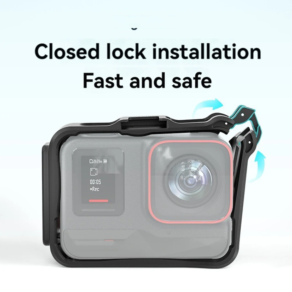 Marco protector de disparo Horizontal y Vertical para Insta360 Ace Pro, bisel, jaula de conejo, accesorios de cámara deportiva