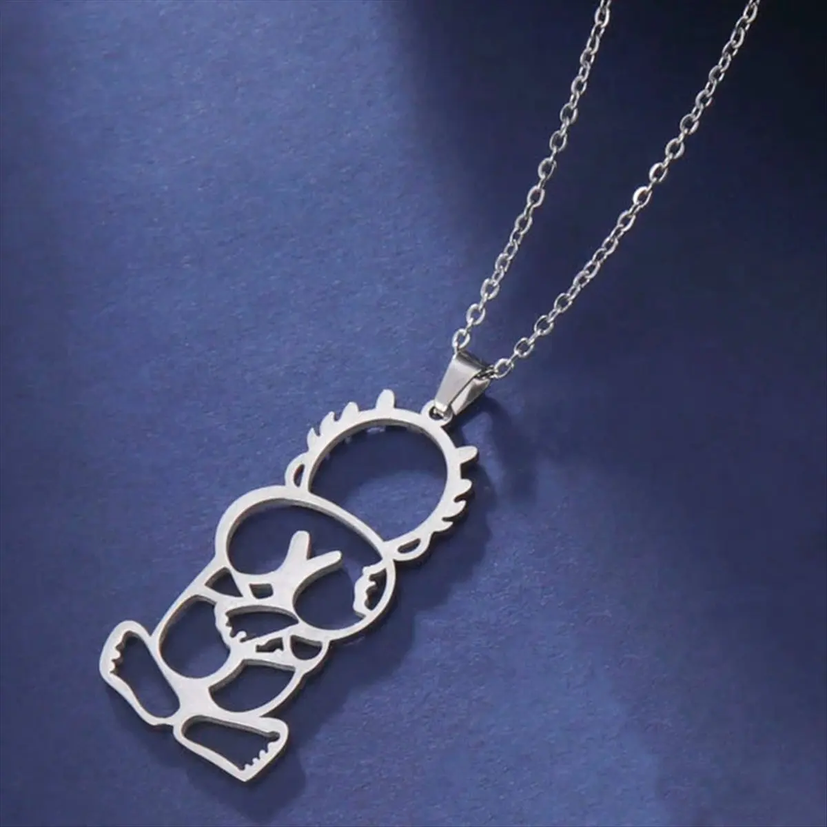 ABQR الصلب اللون فلسطين الصبي عودة قلادة قلادة الاتجاه الفاخرة مجوهرات هدية للنساء الرجال