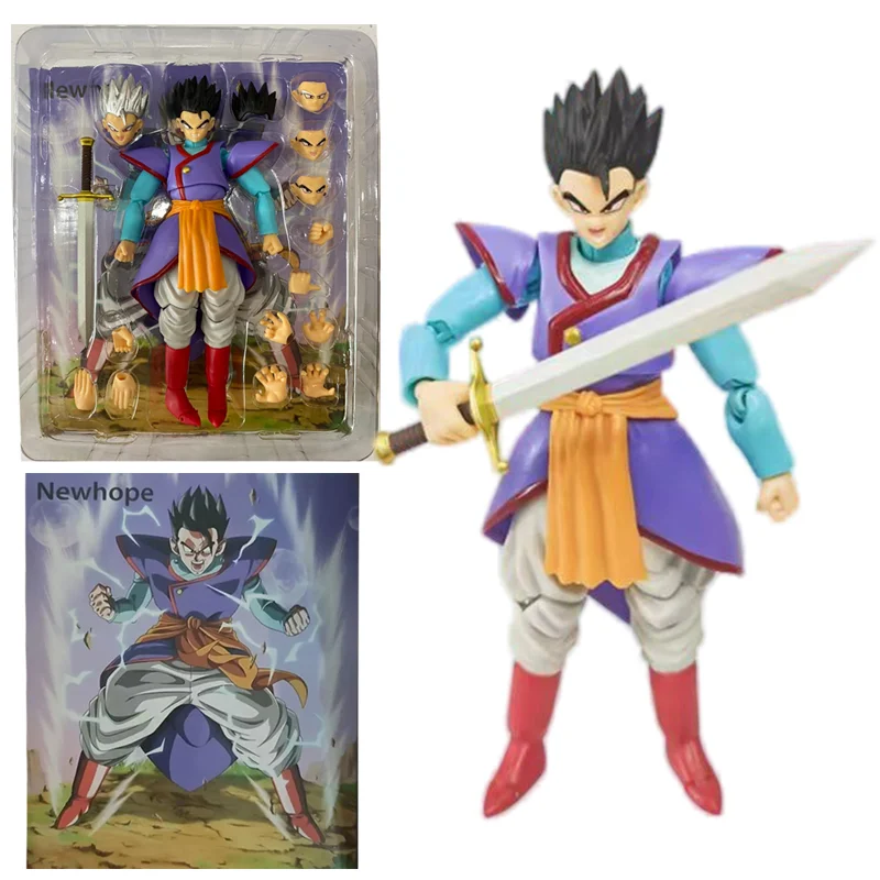 Anime Newhope Dragon Ball Action Figures God Of Creation Gohan Figure Gk Statue Joint Movable Saiyan Model Pvc Collection Toys