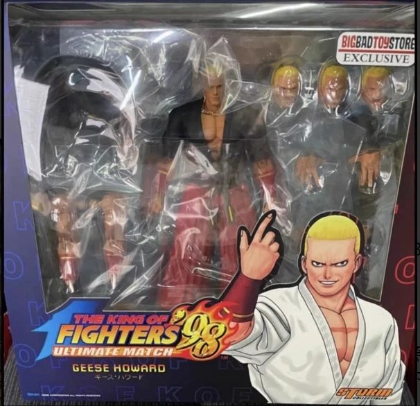 

【Оригинал】Storm Collectibles, масштаб 1/12, фигурка King of Fighters '98 Geese Howard, модель, классические аниме-игрушки