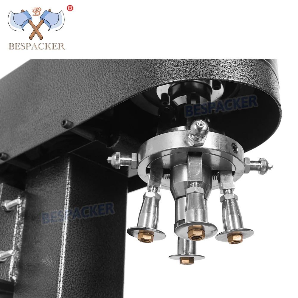 Tappatrice semiautomatica per bottiglie rotonde per acqua di vino da DK-50/M