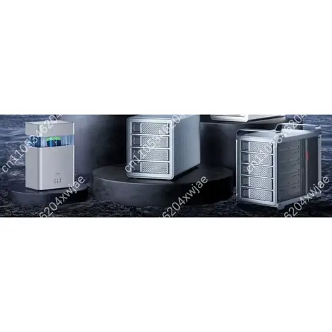 Desktop Multi Bay SATA Hard Drive Enclosure For 2.5 SSD 3.5 Mechanical HDD External Storage Rack
