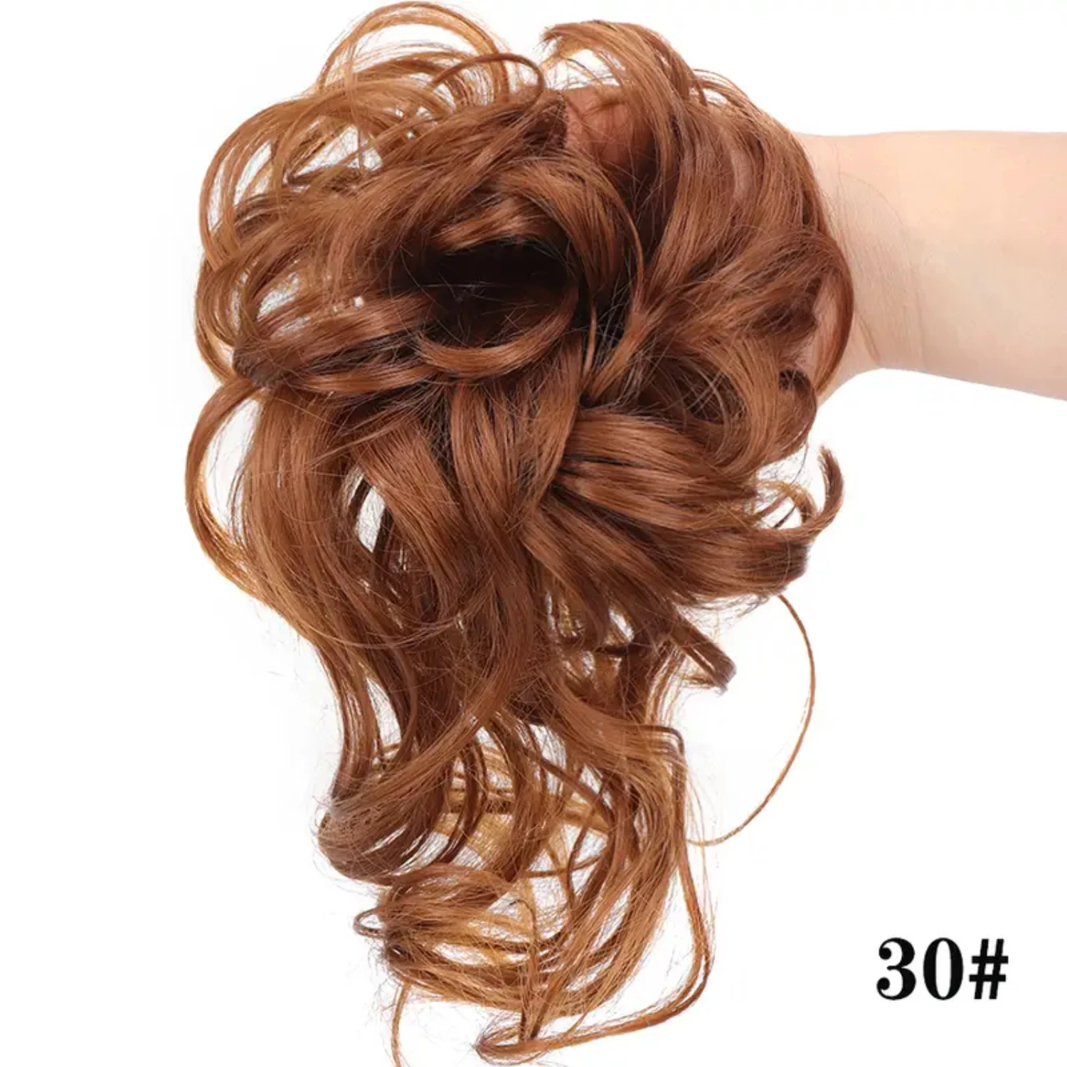 

Elevate Your Style with this Sophisticated, Chic, and Elegant Synthetic Hair Chignon Bun Ponytail Wrap Hair Band. Effortlessly g