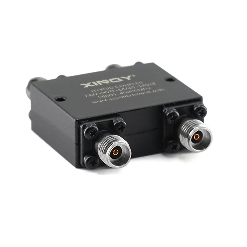 ตัวรวมสัญญาณไฮบริด XINQY 2 เข้า 2 ออก 18000~40000 เมกะเฮิรตซ์ ขั้วต่อ 2.92 มม.-ตัวเมีย 50 โอห์ม ตัวเชื่อมต่อไฮบริด 180/90 องศา