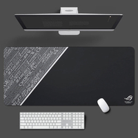 Game Mouse Pad Black ASUS Mouse Pad Large Lock Edge 400x900 Creative Game Player Computer Keyboard Pad Desk Pad