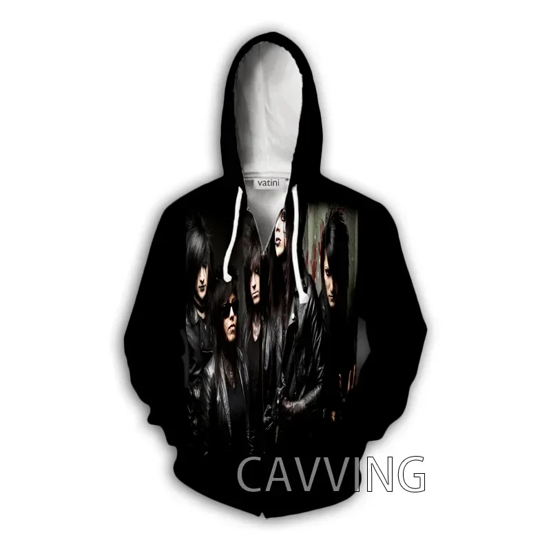 Neue Mode 3D-Druck schwarz Schleier Bräute Band Reiß verschluss Hoodies Reiß verschluss Kapuze Sweatshirts Harajuku Hoodie Hip Hop Sweatshirts