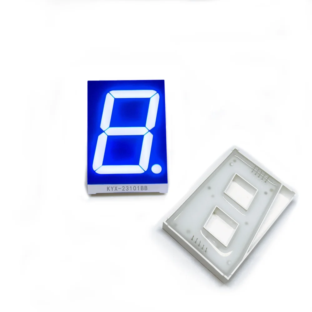 10 sztuk, cyfrowy wyświetlacz o przekątnej 2,3 cala, wymiary 48 mm x 70 mm, cyfrowy ekran, wysokość cyfry „8” 56,8 mm, 7-segmentowy cyfrowy wyświetlacz, seria 23101. — zdjęcie produktu 4