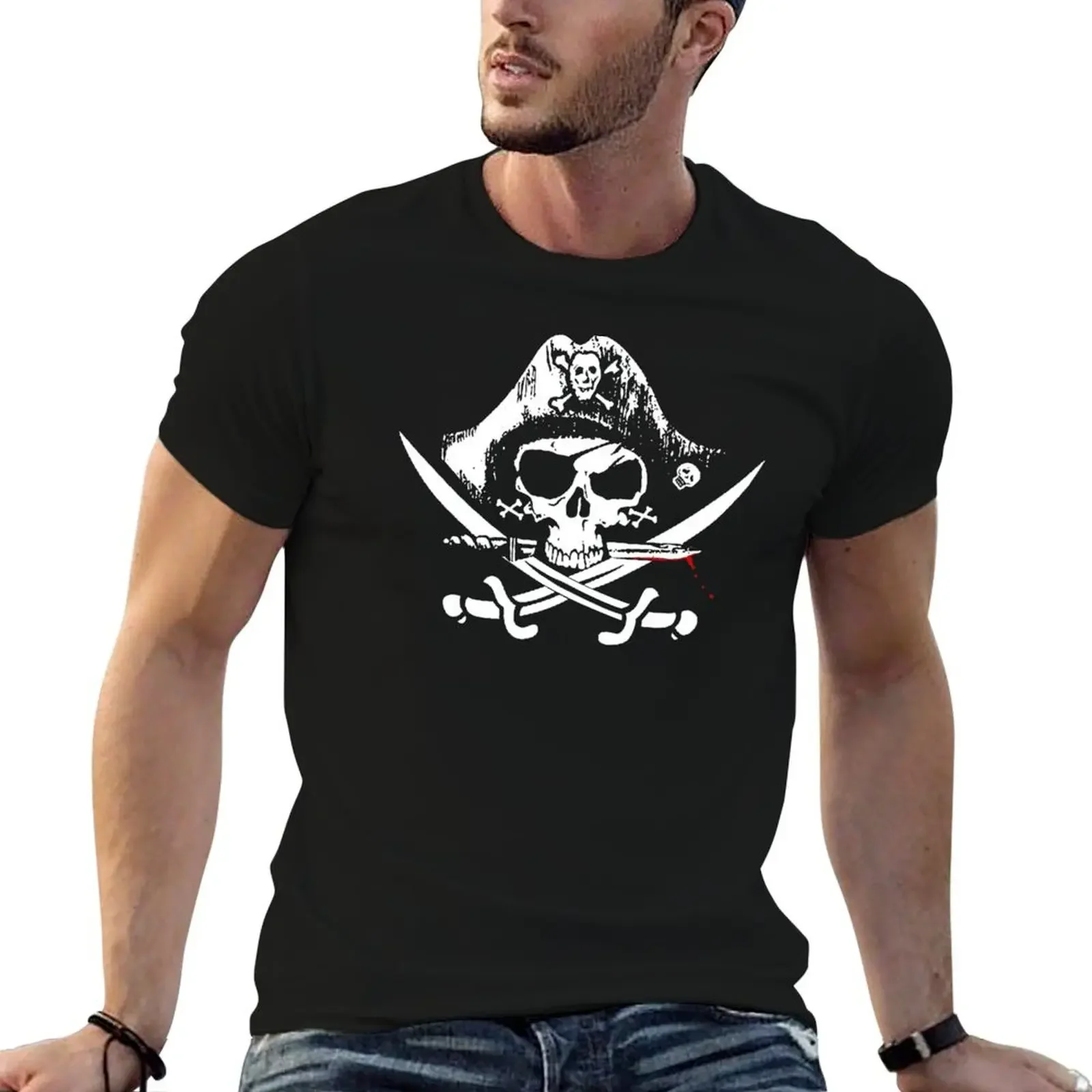 Pirate Flag - Pirates T-Shirt quick-drying boys animal print korean fashion mens designer clothes