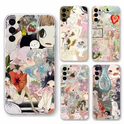 Aya Takano Japanese painter Phone Case  For Samsung S30,S23,S21,S22,S20 Ultra,S20 FE lite,S10,S9,S8PIus Transparent Shell