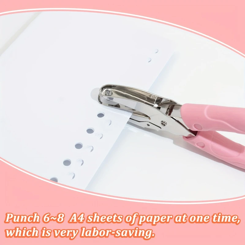 Niedlicher Einzellochstanzer für Scrapbooking, Papier, Kleidung, Stern-, Herz- und Kreisformen, DIY-Bastelzubehör, Locher, Perforator – Detail 11