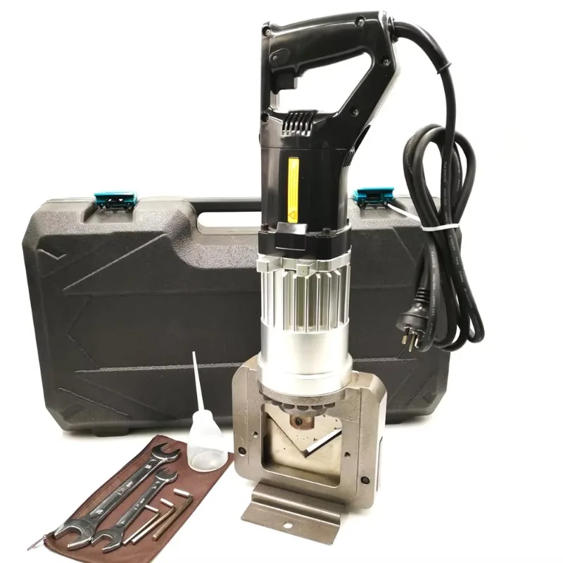 آلة قص الصلب الكهربائية المحمولة بزاوية الصناعية آلة قطع الصلب المحمولة شبه الأوتوماتيكية