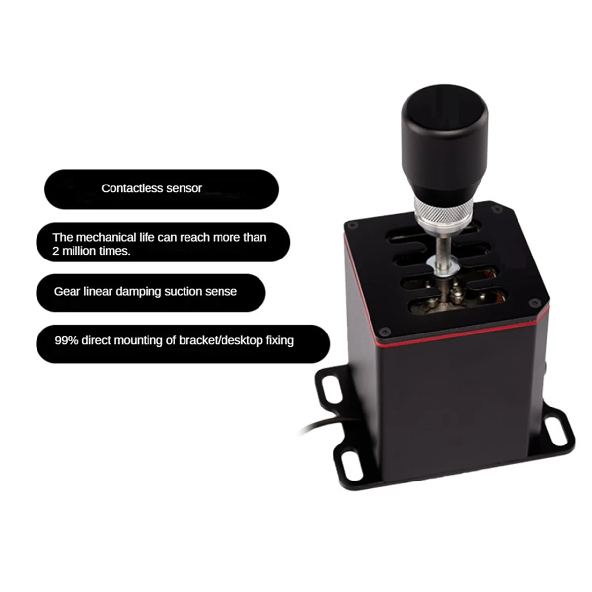 B47C PC USB H Schalthebel mit Halterung für Logitech G27 G29 G25 G920 für Thrustmaster T300RS/GT für Simulation Racing Spiel