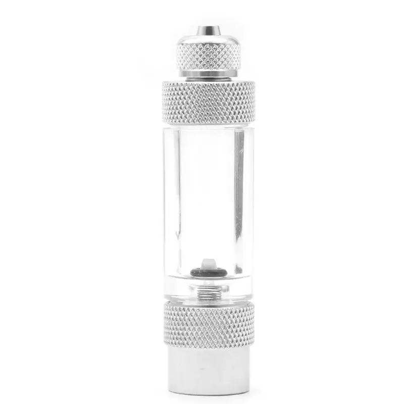 50JC Aluminum Alloy CO2 Bubble Counter Mini Size for Planted Aquariums Regulator