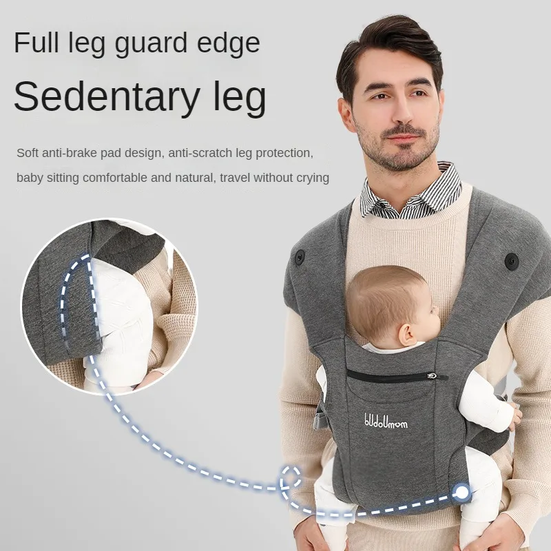 Baby Waist Stool Baby Carrier Summer Front Holding Style Outing Baby Carrier Lightweight Front and Back Dual Use