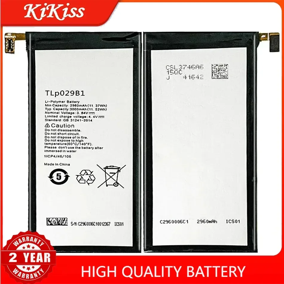

Литий-ионный аккумулятор TLp029B1 для Alcatel OT-5095/5095B/5095I, OT-5095K/L/Y, Touch Pop 4S