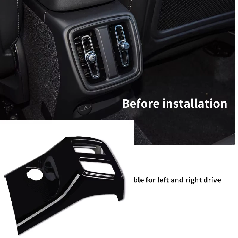 

Задняя Противоударная Накладка для Volvo xc40 c40, черная отделка, автомобильные аксессуары