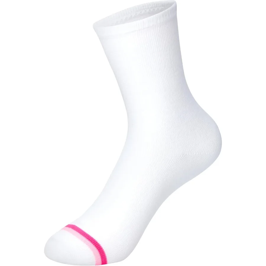 Pack de 12 chaussettes d'école ou d'uniformes pour filles, super valeur, couleurs assorties, pour un usage quotidien, confortables et durables pour la salle de classe