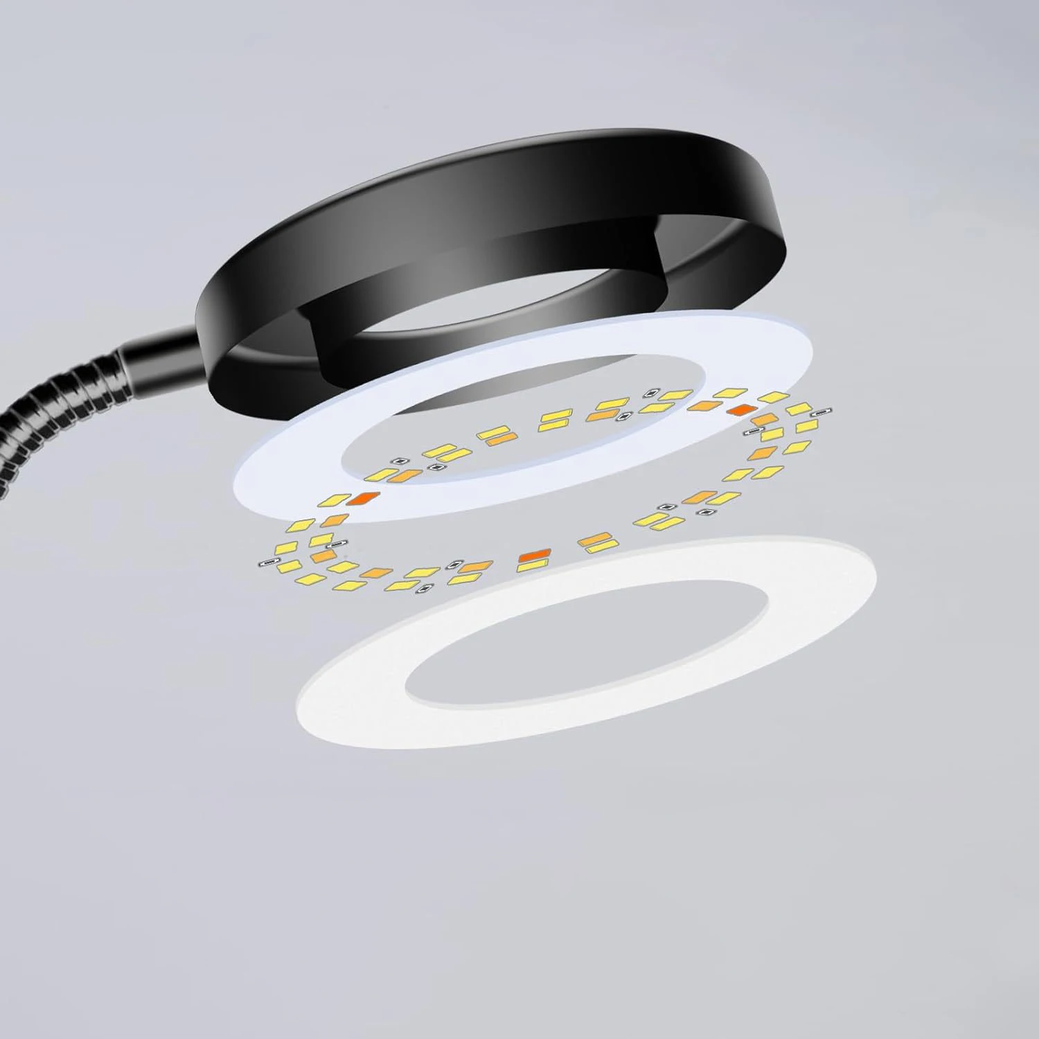 Plants Growth Light Indoor Full Spectrum LED Plant Light with Automatic On/Off Timer Dimmable 360°Adjustable Gooseneck Light