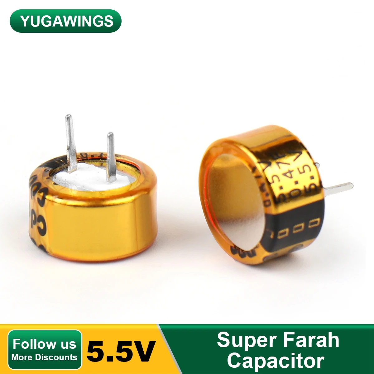 

5.5V Supercapacitor Vehicle Traveling Data Double Layer Capacitor Recorder C/V/H-Type 5.5V Farah Super Capacitor