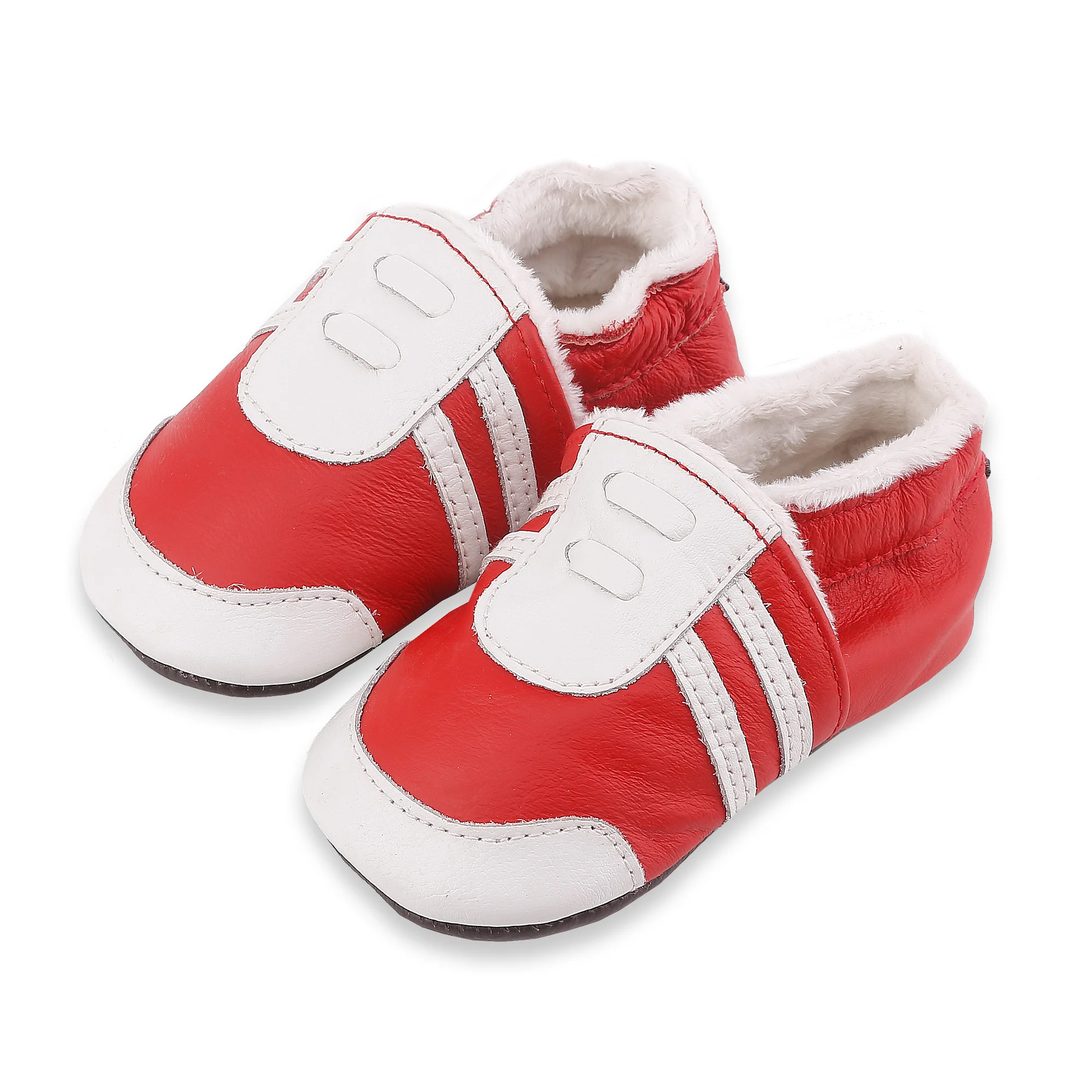 Zapatos antideslizantes de suela blanda para bebé, calzado clásico para niños y niñas, bonito para recién nacido, zapatilla de piel de 0 a 2 años