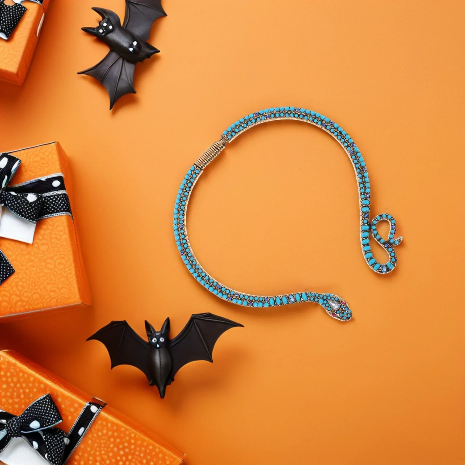 

Alloy Necklace Snake Jewelry Women Necklaces Accessory Charm Chain Choker Pendant for