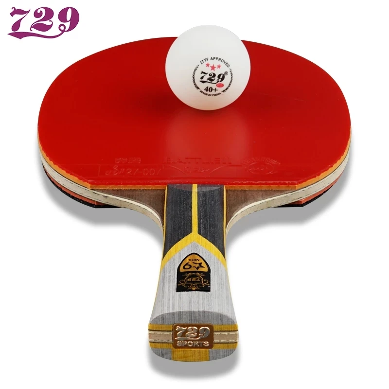 Friendship 729 King 9 Star 8 Star Table Tennis Racket Carbon Ping Pong Paddle High Sticky Pips-in Pingpong Bat with Bag