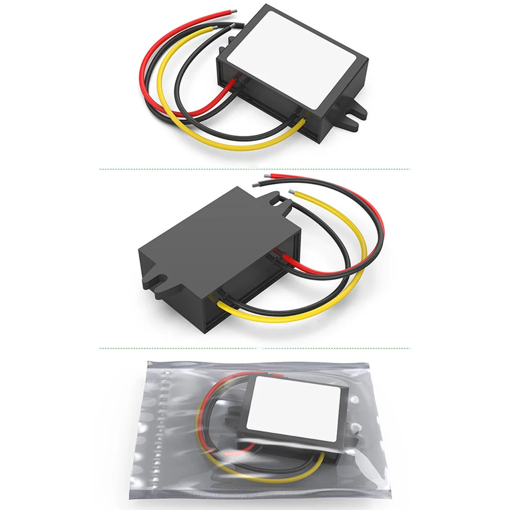 IP68 Rated 12V 3A Step-Up Power Supply 36W Output Converts 5-11V DC Input for Car Boat Truck LED Motor Monitoring Systems