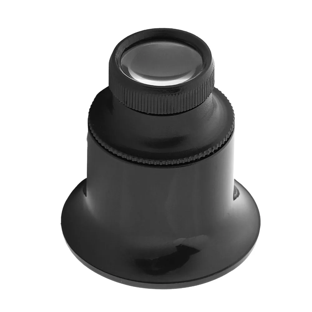 Portable Black Color Eye Magnifier Loupe Plastic Shell Small Size Magnifying Glass Loupe Watch Tool Watchmakers Use