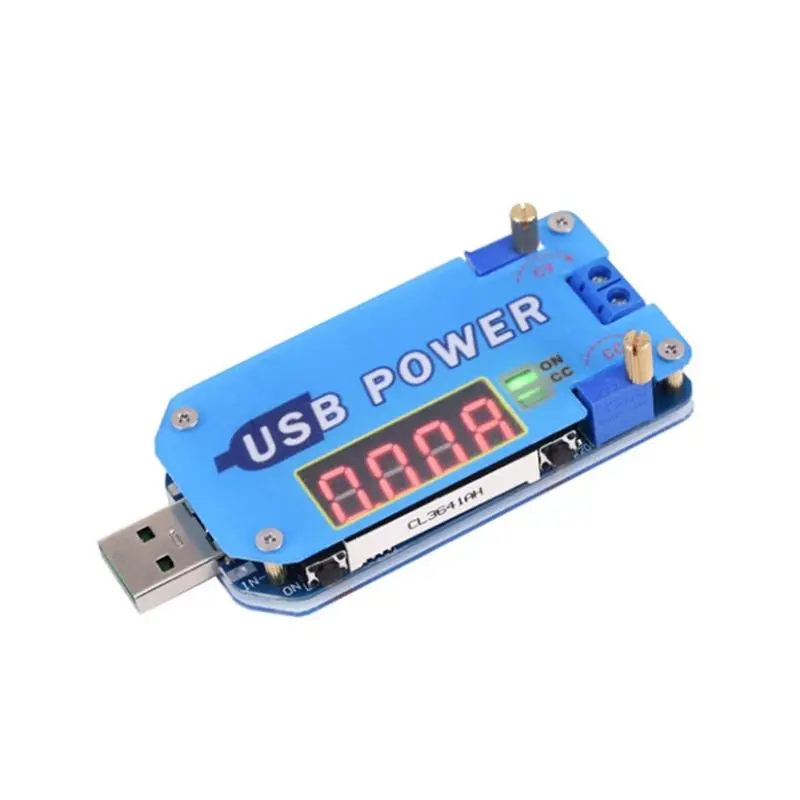 AED6-verstelbare DC-DC-convertermodule 15W met CC CV USB Step Up/Down Boost Buck 5V naar 30V uitgang met Shell Case