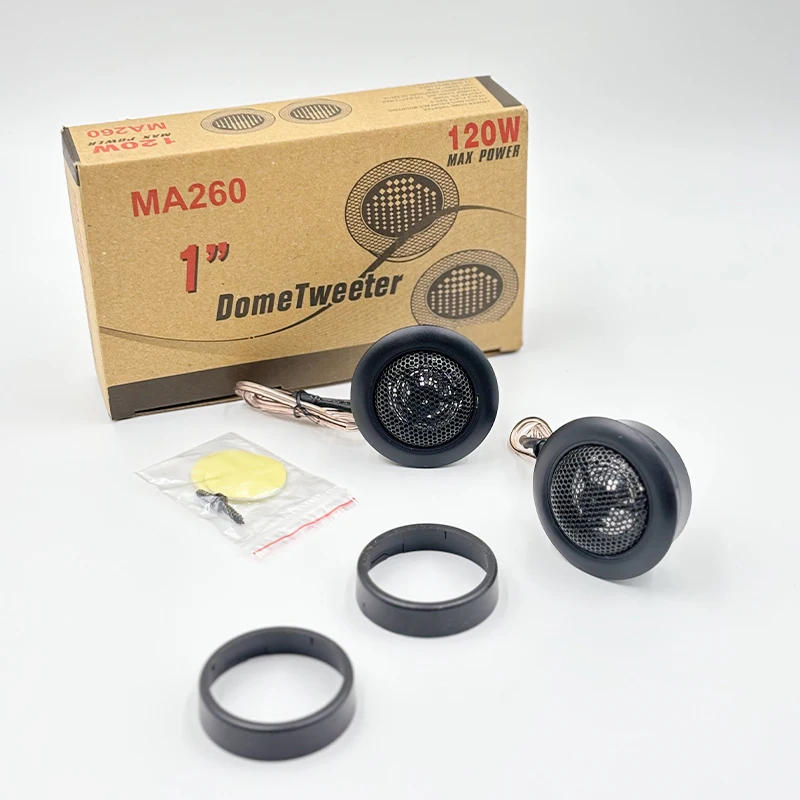1 Pair 12V MAX 120W Car Universal Tweeter Speakers RMS 35W High-power Automotive Audio System Tweeter Modification Speaker