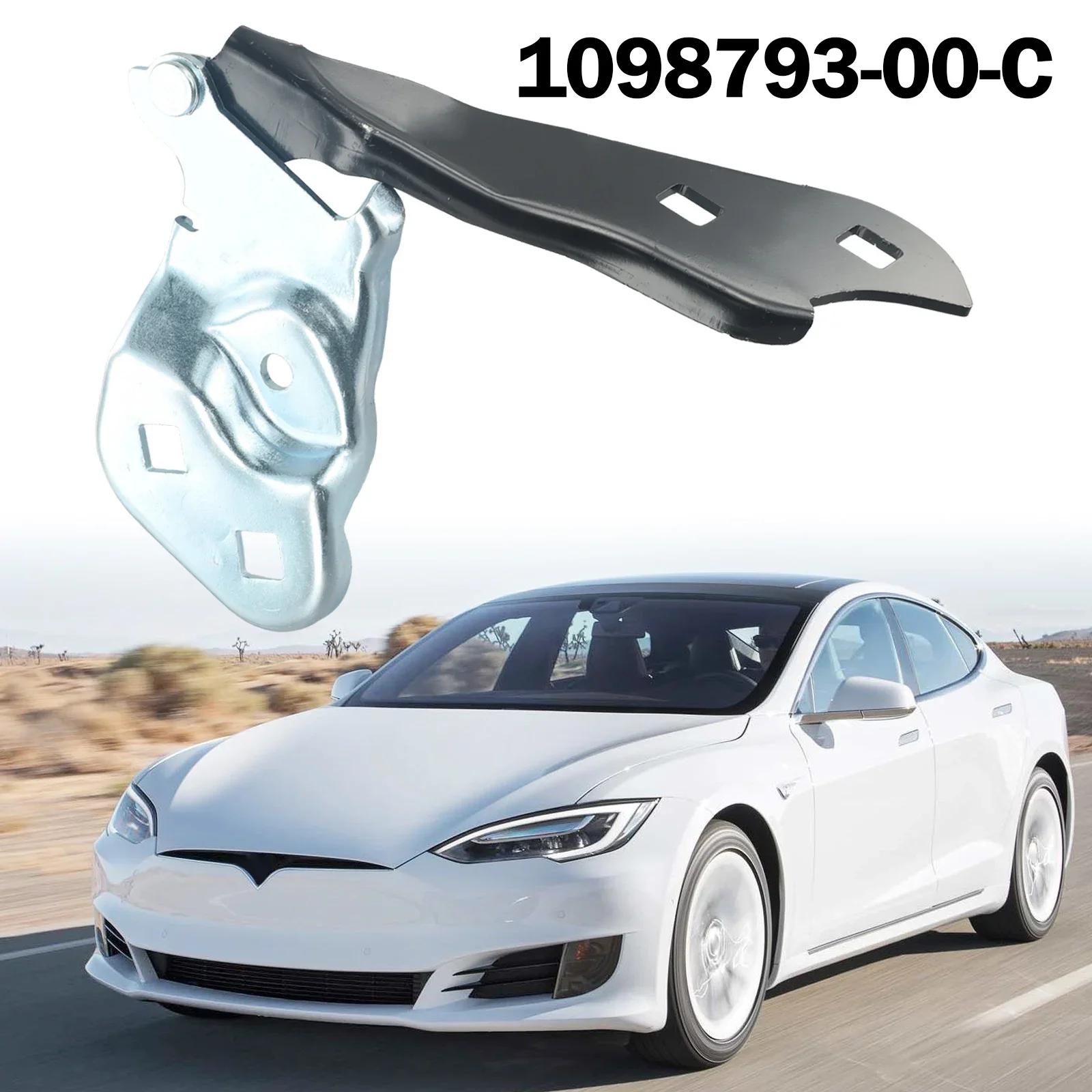 Hood Hinge Bonnet Hood Hinge 1098793-00-D Direct Replacement Easy Installation Fits For Tesla Model 3 Brand New