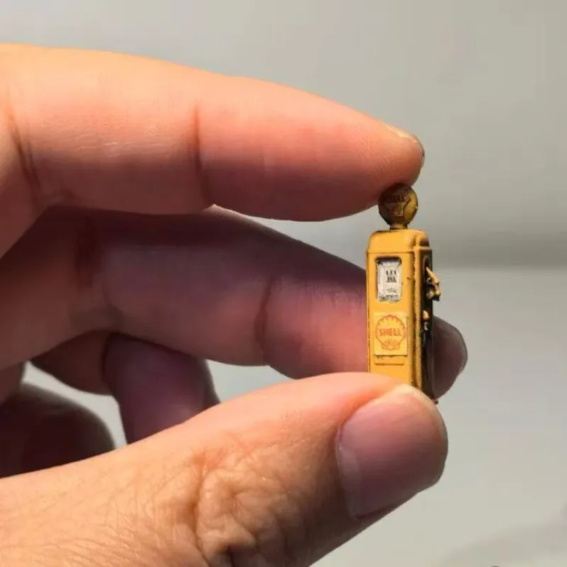 لبرتي 64 مشهد مصغر محطة غاز مصغرة خامسة نموذج سيارة مشهد زخرفة، لعبة الصبي، هدية المهرجان. #2