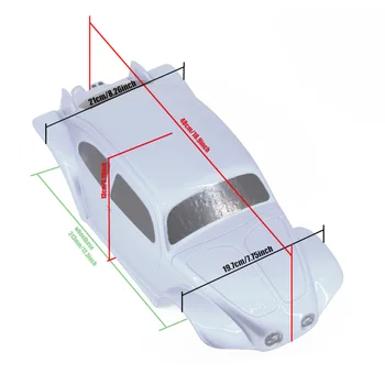 313mm軸距遙控車車殼,PC材質,寬度200mm,適用於MT及攀爬車 10 最佳銷售 履帶本體 313mm - №4