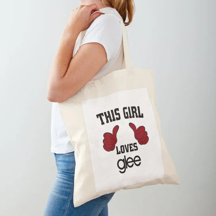 

This Girl Loves Glee Tote Bag tote bag canvas Women's tote bag Gift bags