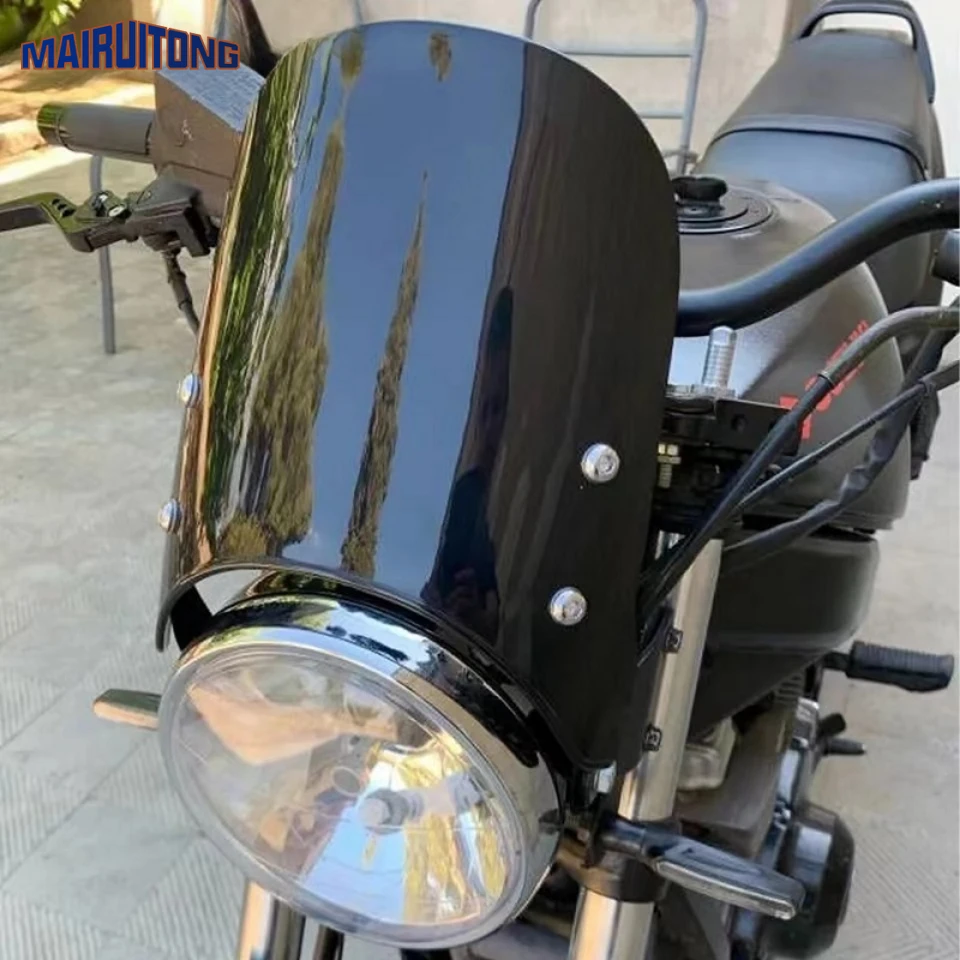 Windshield Windscreen For KAWASAKI W 800/STREET W400 ZR250 ZR750 Speed Street Twin Motorcycle Headlight Fairing Wind Deflector