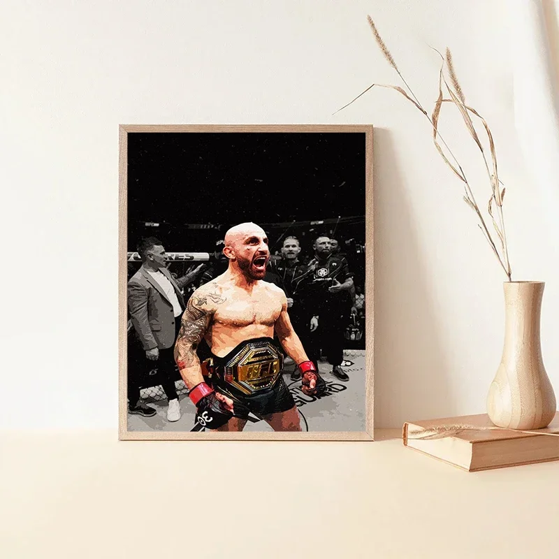 Conor UFC Art Canvas Painting Print Sports Box Mike Tyson Poster Abstract Pop Picture For Living Room Bedroom Home Gym Decor