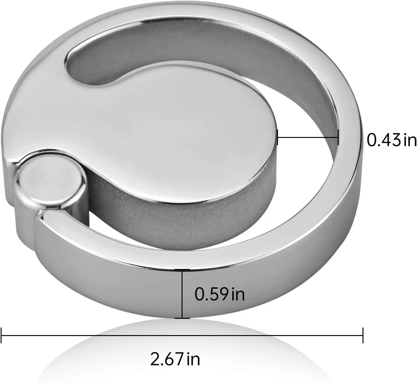 FST كيس الصفن قلادة الكرة نقالات الخصية الوزن الفولاذ المقاوم للصدأ القضيب ضبط النفس حلقة قفل الديك (9.87 أوقية) #2