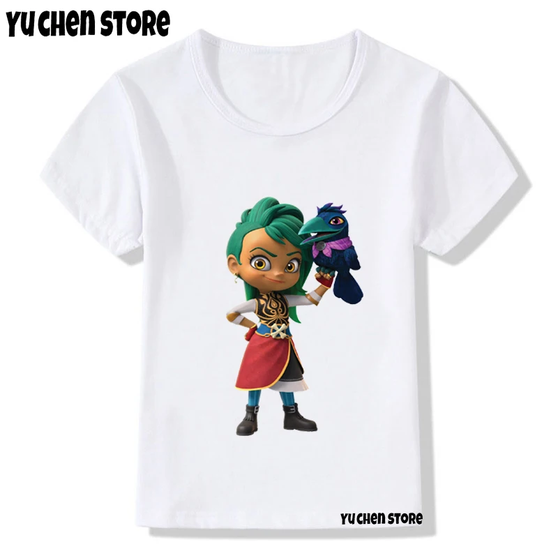 2022 New Boys T-Shirts Funny Cartoon Santiago Graphic Print Children Tshirt Cute Girls T Shirts Casual Kids Clothe Tumblr Tee