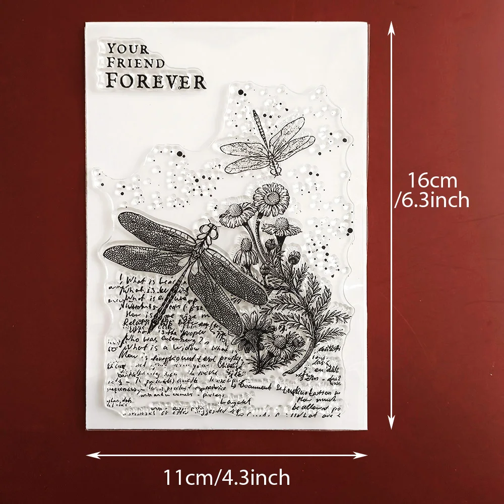 

Natural plants/maple leaves/flowers/feathers Elements Clear Stamps Seals for DIY Scrapbooking, Card Making and Album Decoration