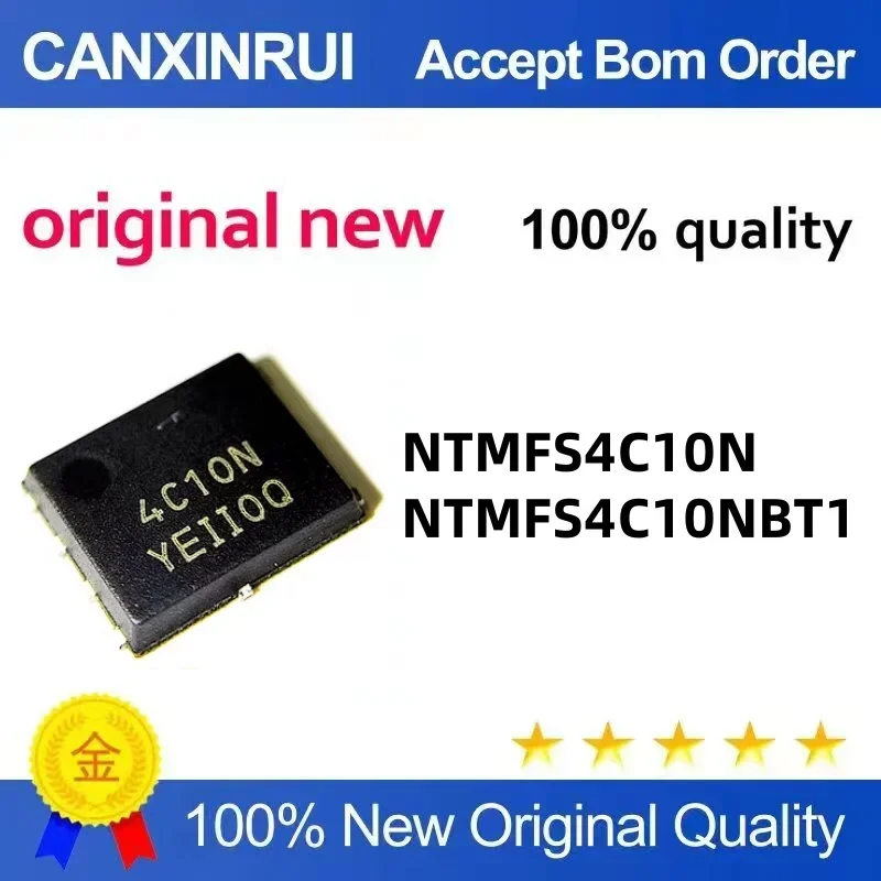 (5 piezas) NTMFS4C10N 4C10N NTMFS4C10NT1G QFN8 NTMFS4C10NBT1 4C10B