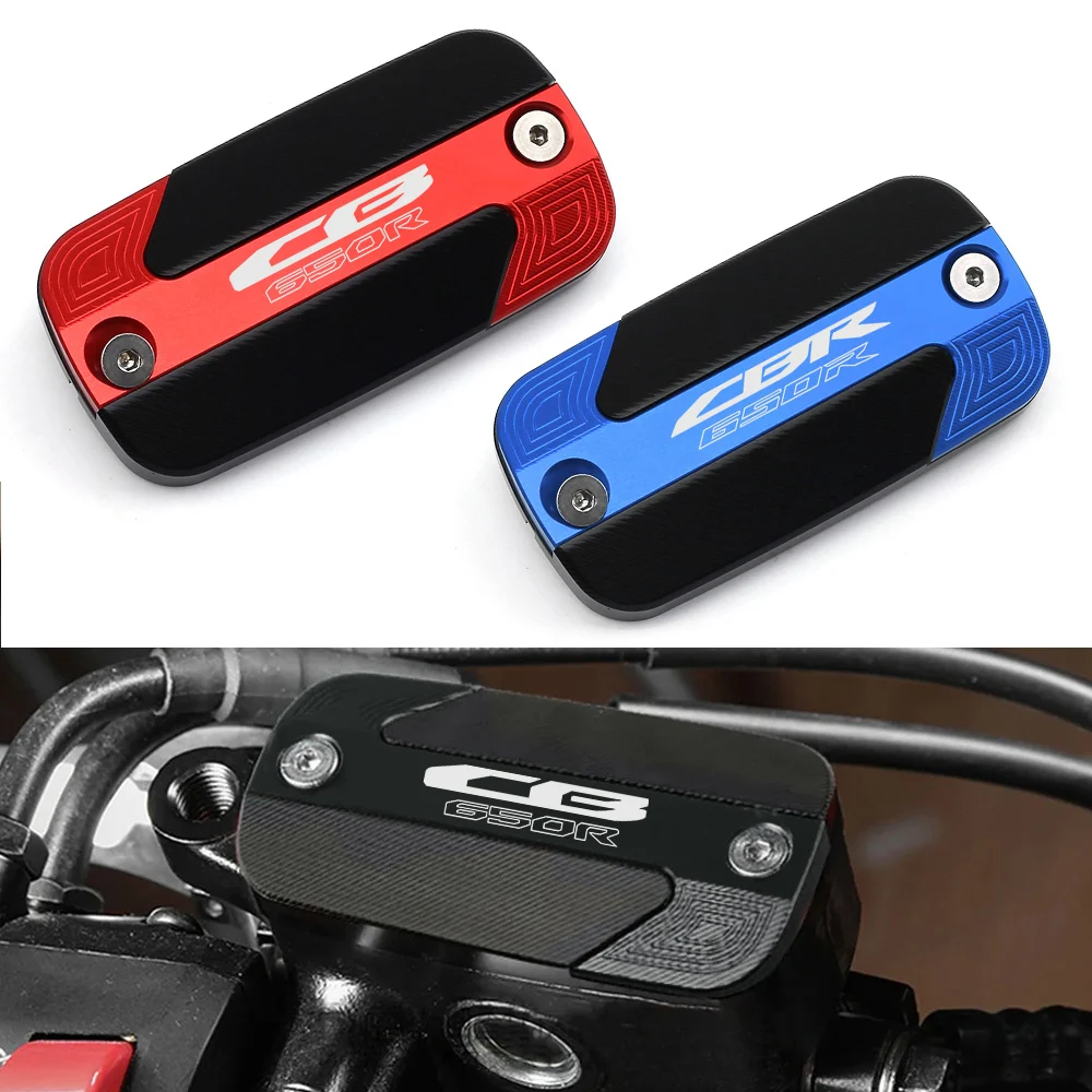 For Honda CB650R CBR650R CBR CB 650R 650 Accessories R 2019-2025 CNC Front Brake Fluid Reservoir Cup Cap Master Cylinder Cover