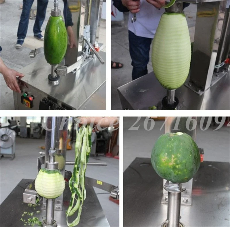 Electric Multifunctional Pumpkin Peeling Machine Semi-automatic Passion Fruit Peeling Machine Pineapple Pawpaw Pomelo Peeler