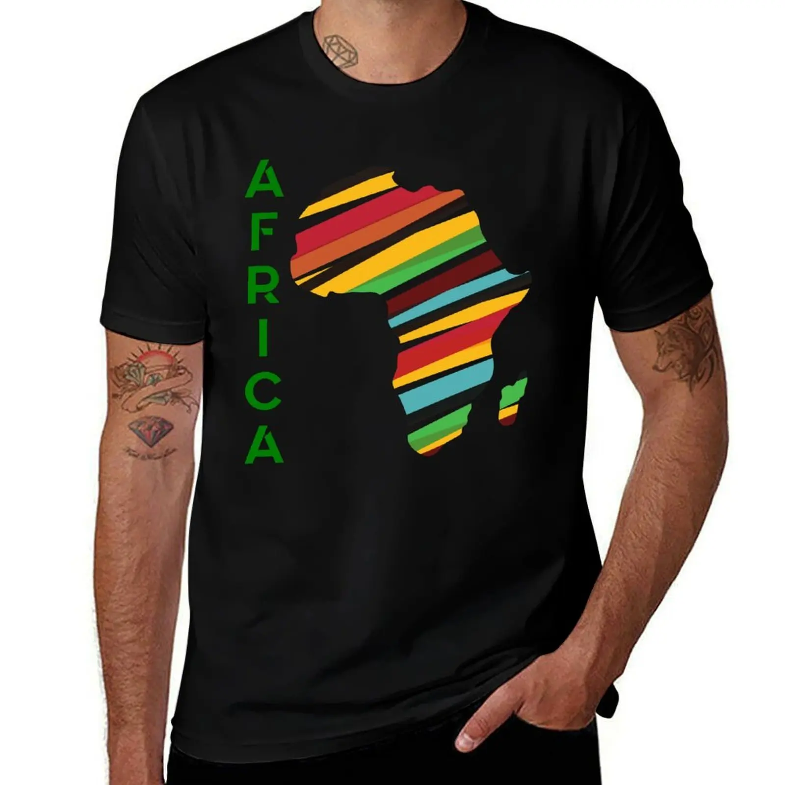 

Africa T-Shirt Breathable Gym Short Sleeve T-Shirt