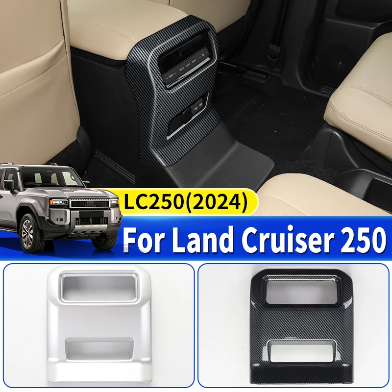 

For Toyota Land Cruiser 250 2024 1958 Prado LC250 Armrest Box after Air Vent Protective Cover,Interior Upgraded Accessories