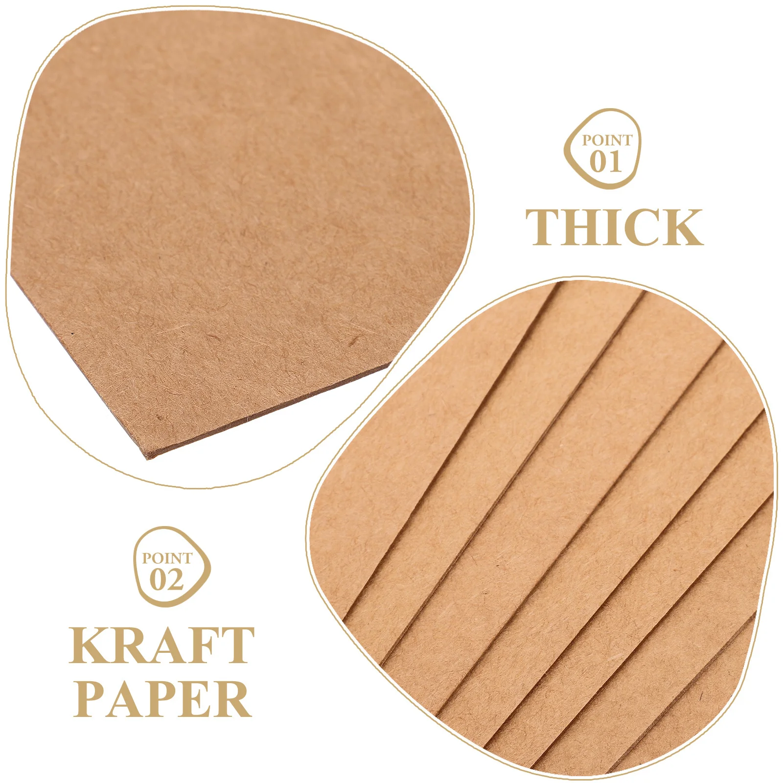 

10 Sheets Thick Printer Paper Cardstock Vintage Blank Drawing Colored Brown Painting Student